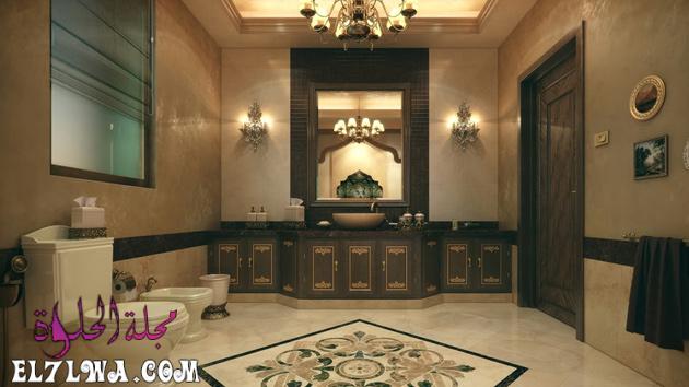 ديكور حمامات كلاسيك 2021