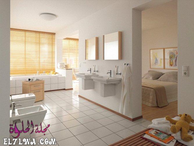 ديكور حمامات صغيرة 2021