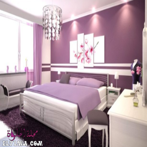 ألوان دهانات غرف النوم لشقق العرائس 2021