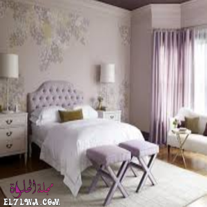 ألوان دهانات غرف النوم لشقق العرائس 2021