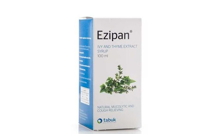 شراب ايزيبان Ezipan syrup لعلاج الكحة الجافة مذيب وطارد للبلغم