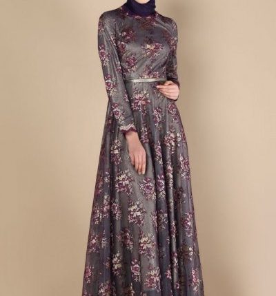فساتين سواريه شيك للمحجبات موضة 2021