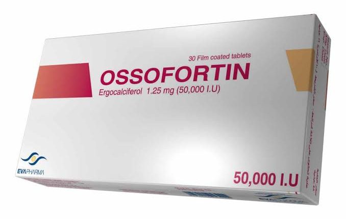 أقراص اوسوفورتين Ossofortin لعلاج نقص فيتامين د