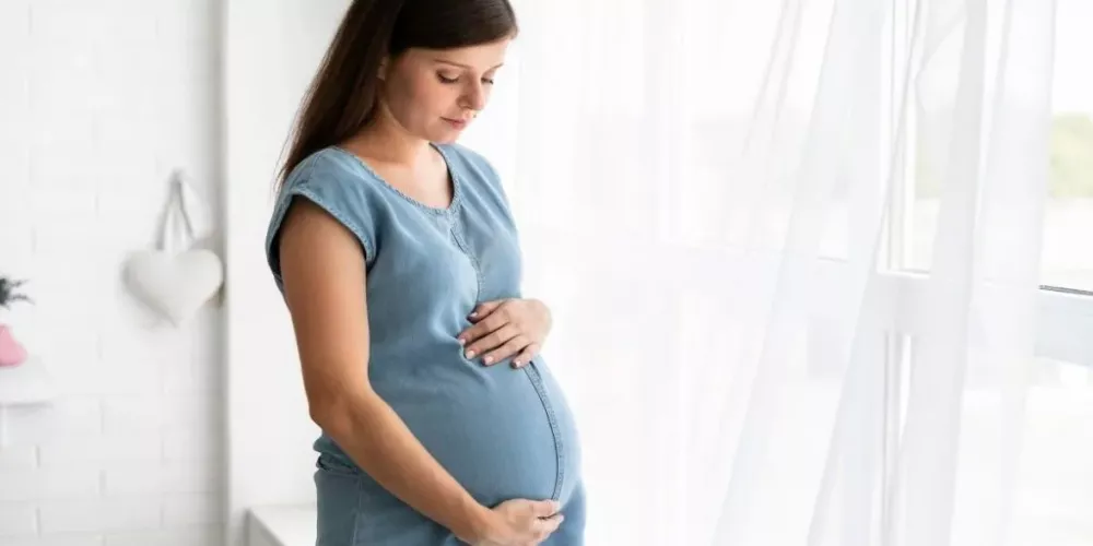 ألم أعلى البطن للحامل في الشهر السابع